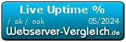 Webserver-Vergleich.de Uptime-Livestatus
